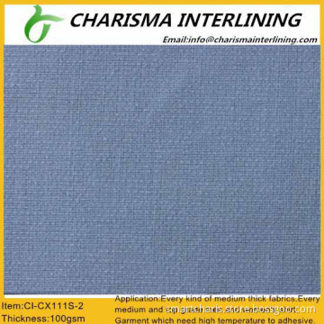 China supplier colorful resin interlining CX111S-2